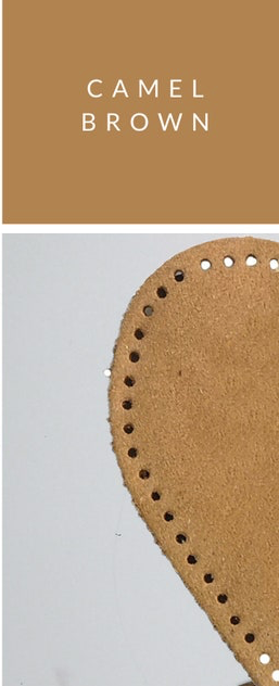 Heart Shaped Suede Leather Elbow Patch/Embellishment