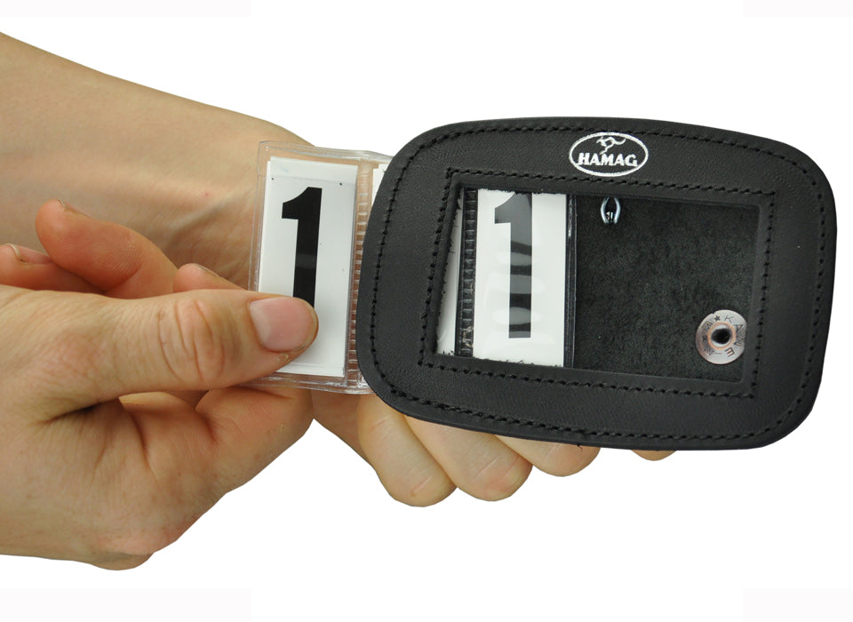 Spare Interchangeable Number Insert for Leather Number Holders