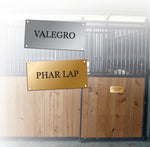 Custom Engraved Screw-in Stable or Office Plate