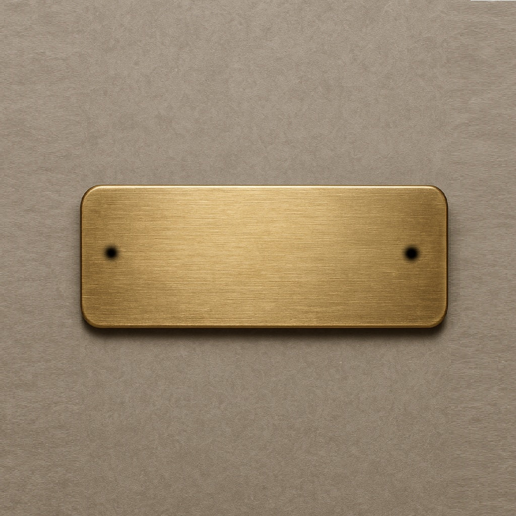 Horse Halter Nameplate - Square Ends
