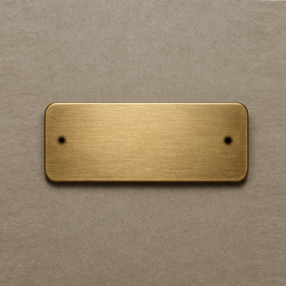 Horse Halter Nameplate - Square Ends