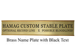 Slide-In Stable or Office Plate