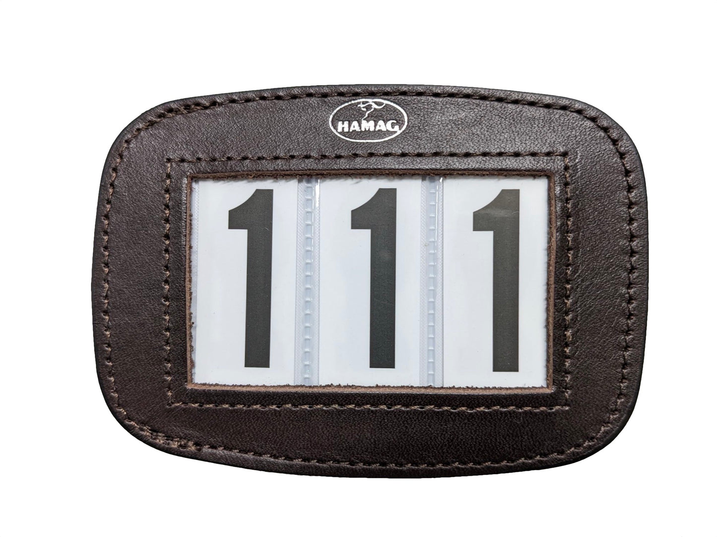 Hamag™ Leather Bridle Number Holders (Pair)