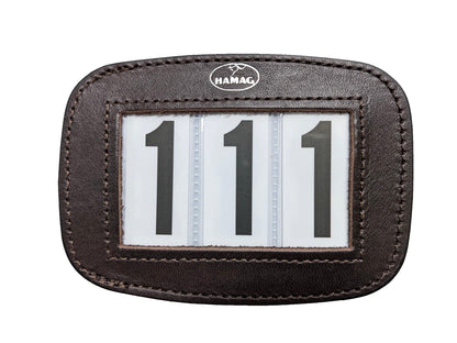 Hamag™ Leather Bridle Number Holders (Pair)