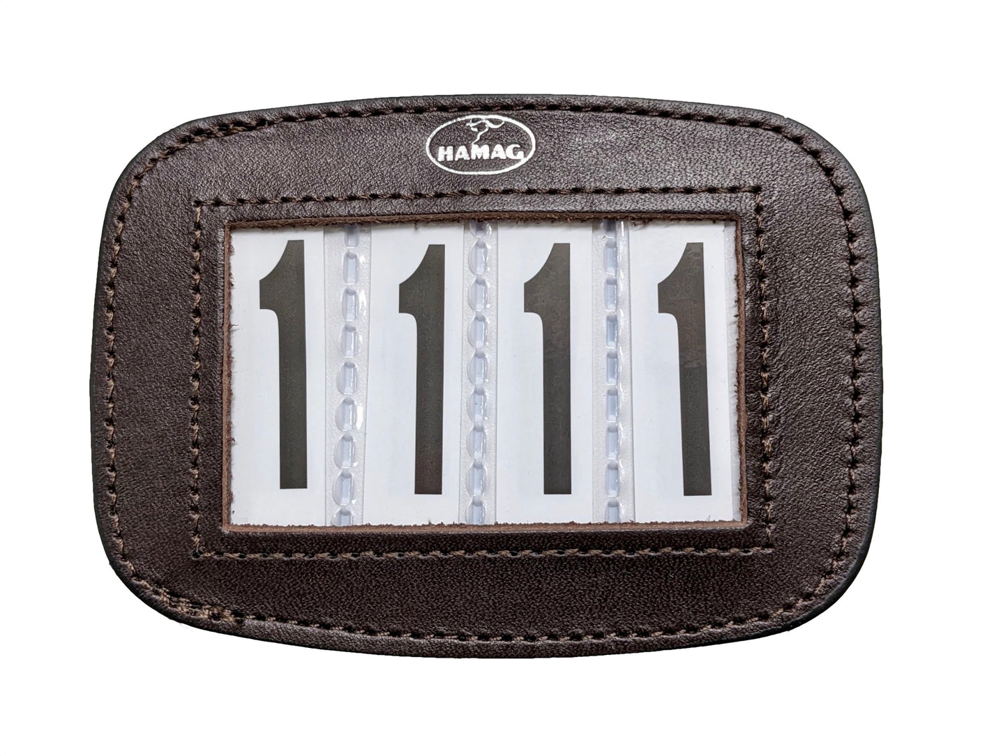 Hamag™ Leather Saddle Cloth Number Holders (Pair)