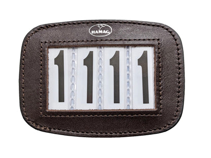 Hamag™ Leather Saddle Cloth Number Holders (Pair)