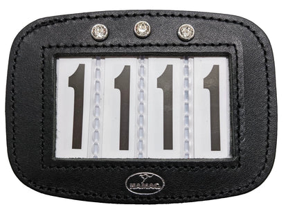 Hamag™ Leather Saddle Cloth Number Holders (Pair)