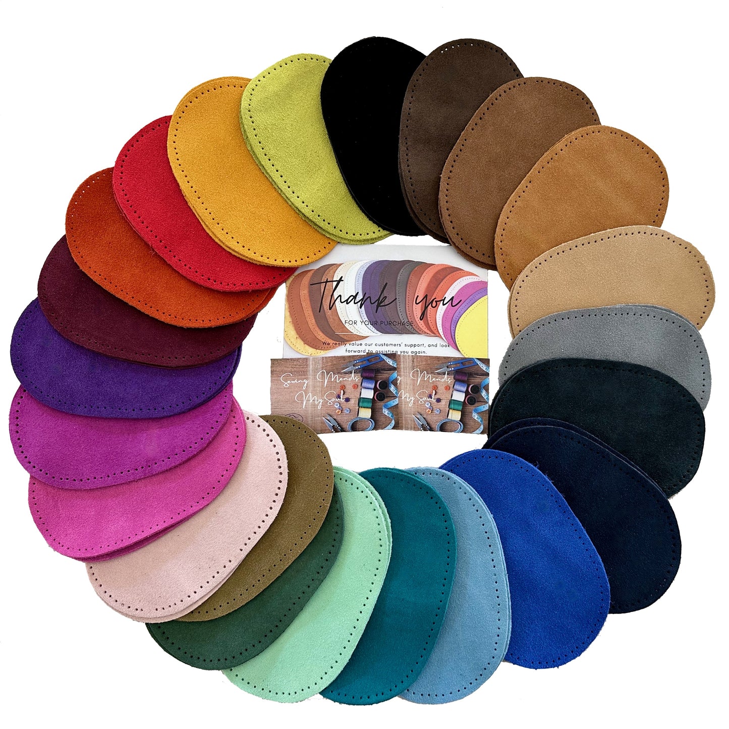 Suede Leather Elbow or Knee Patch