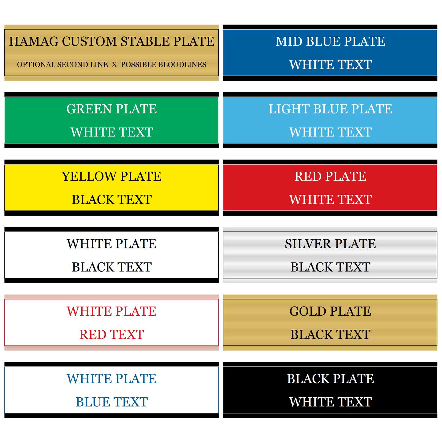 Slide-In Stable or Office Nameplate