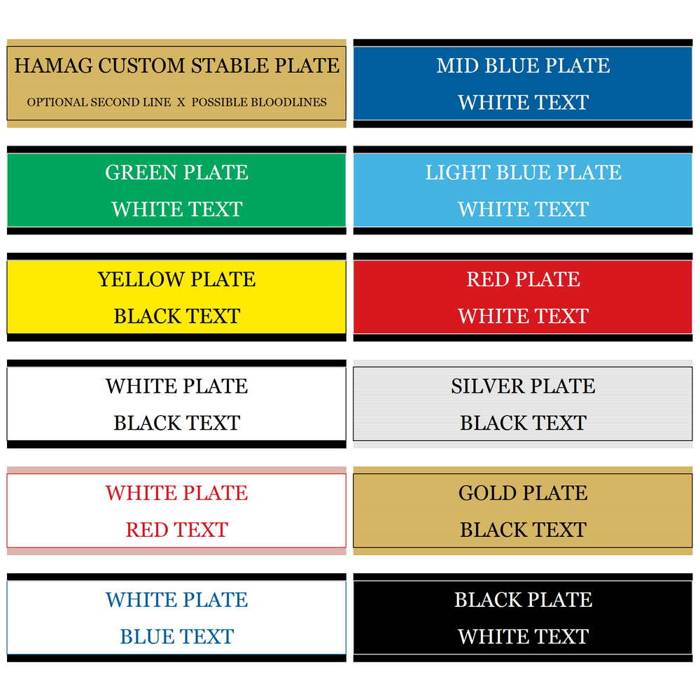 Slide-In Stable or Office Nameplate