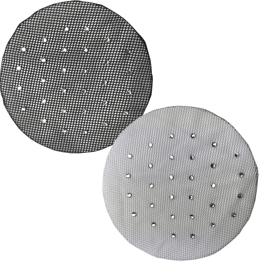 Nylon Hair Bun Net - with Diamantes