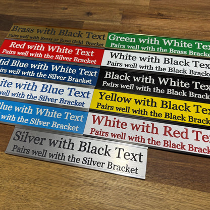 Slide-In Stable or Office Nameplate