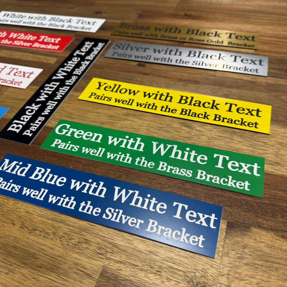 Slide-In Stable or Office Nameplate