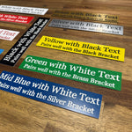 Slide-In Stable or Office Nameplate