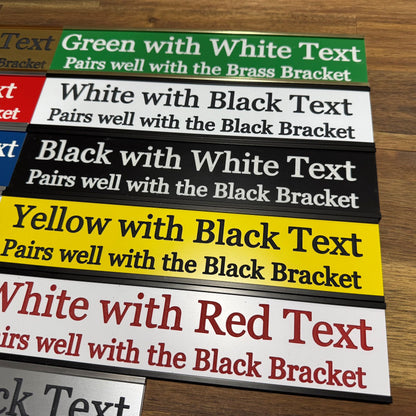 Slide-In Stable or Office Nameplate
