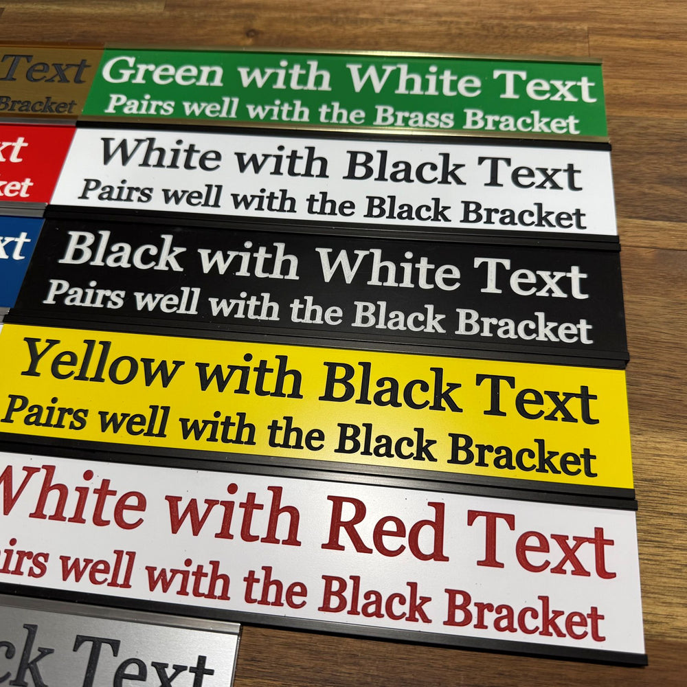 Slide-In Stable or Office Nameplate