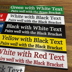 Slide-In Stable or Office Nameplate