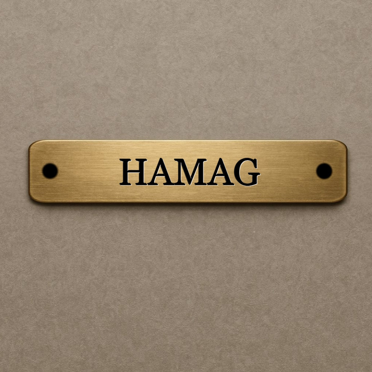 Horse Halter Nameplate - Square Ends