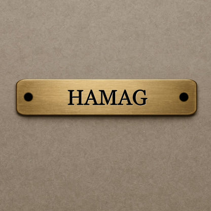 Horse Halter Nameplate - Square Ends