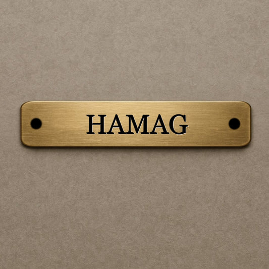 Horse Halter Nameplate - Square Ends