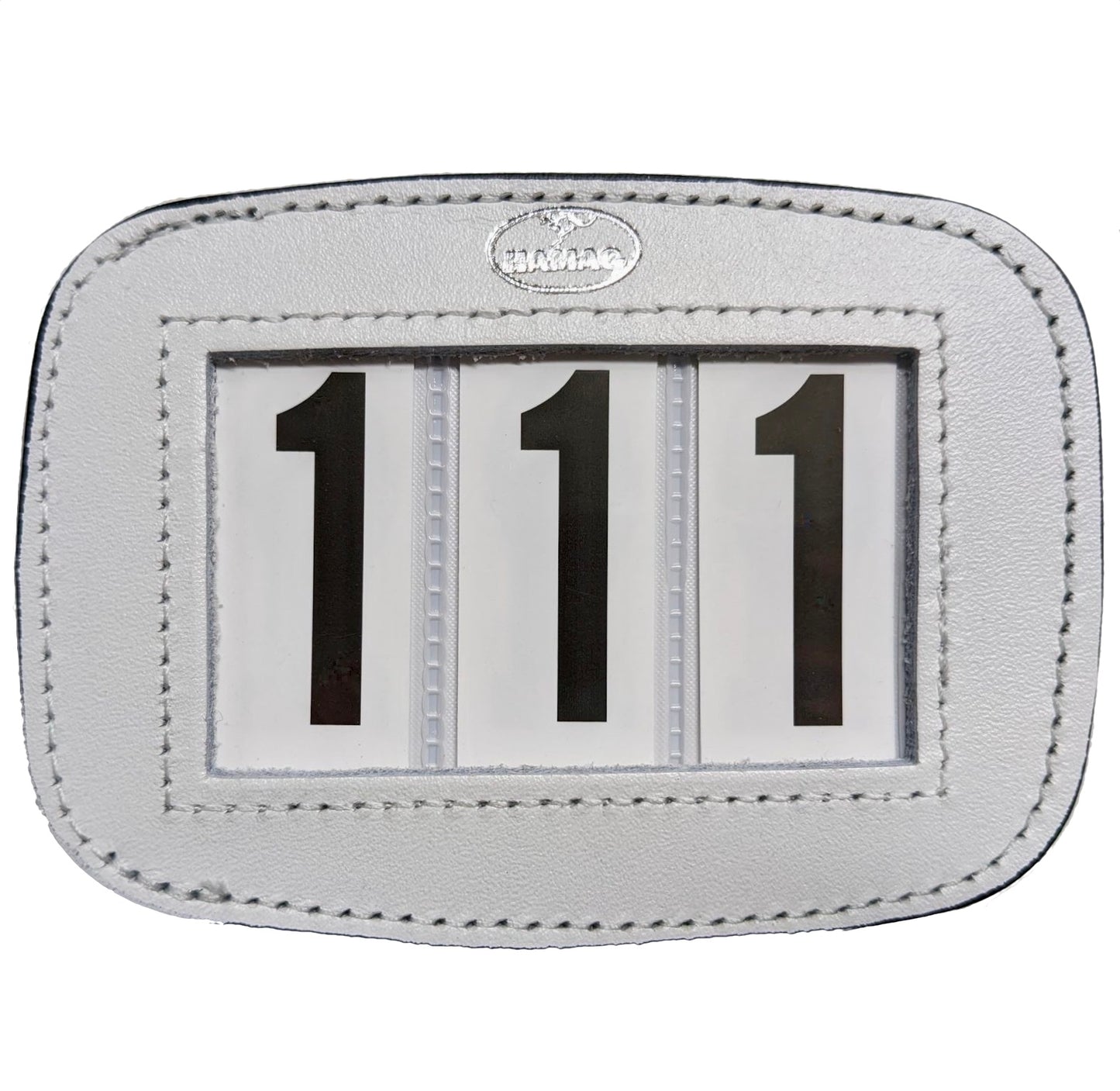 Hamag™ Leather Bridle Number Holders (Pair)
