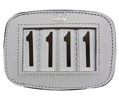 Hamag™ Leather Bridle Number Holders (Pair)