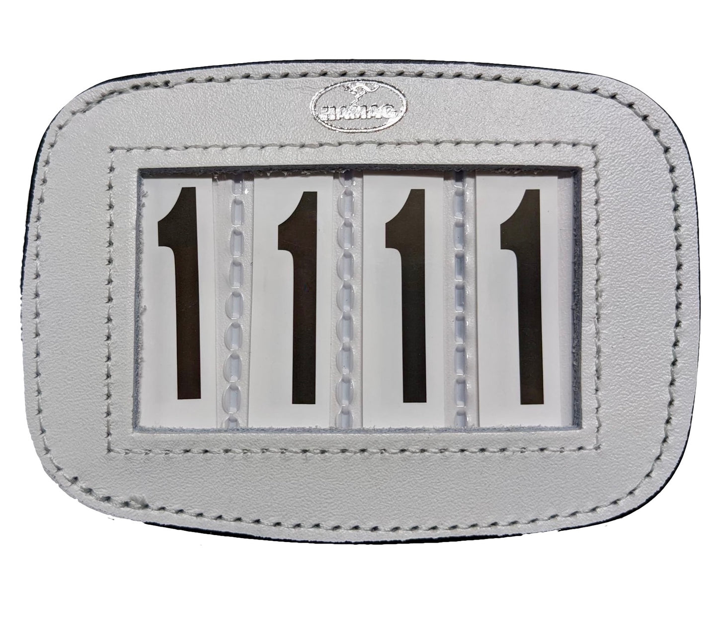 Hamag™ Leather Saddle Cloth Number Holders (Pair)