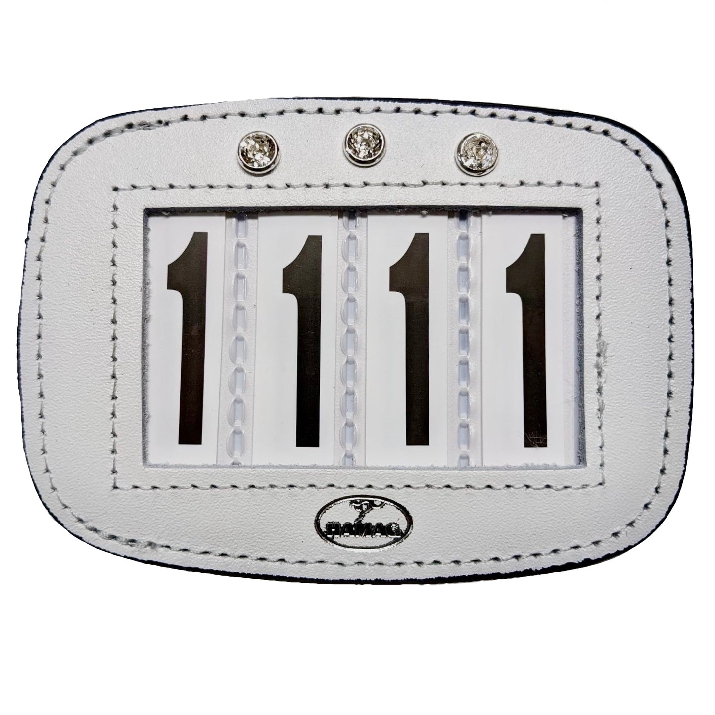 Hamag™ Leather Saddle Cloth Number Holders (Pair)