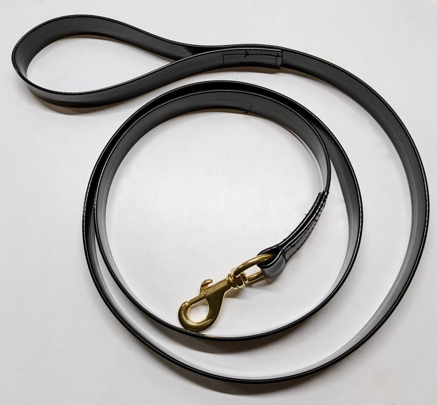 Black PVC Lead with Brass Fittings