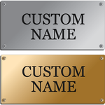 Custom Engraved Screw-in Stable or Office Plate