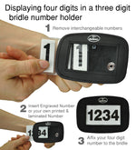 Spare Interchangeable 3 Digit Number for Leather Number Holders