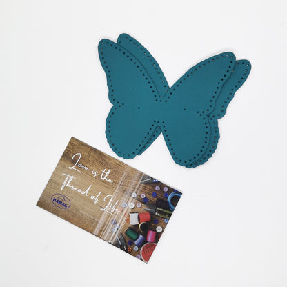 Punched Butterfly Shaped Kangaroo Leather Elbow/Knee Patches