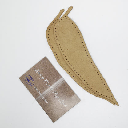 Leaf Shaped Suede Leather Elbow Patch/Embellishment