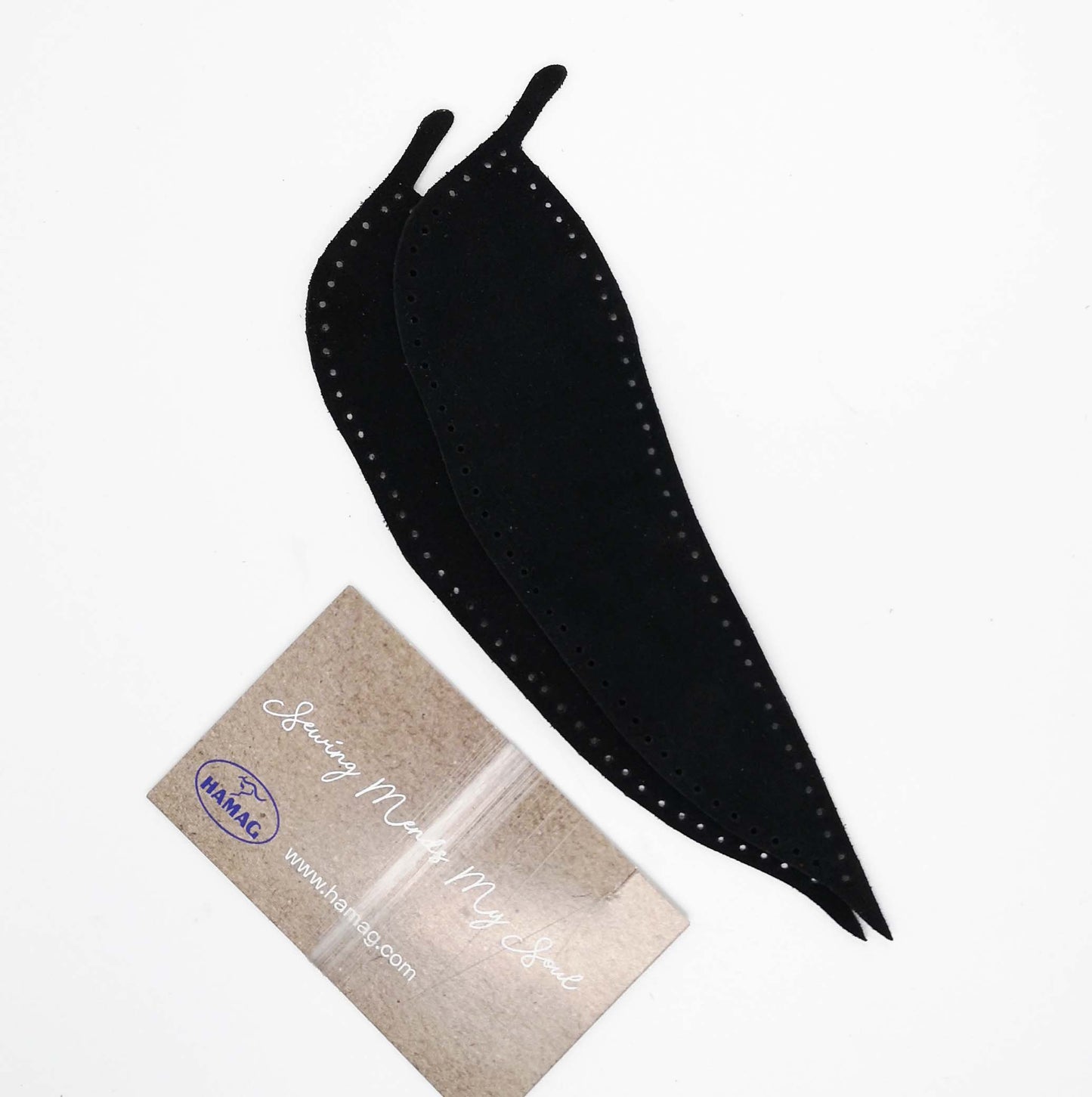 Leaf Shaped Suede Leather Elbow Patch/Embellishment