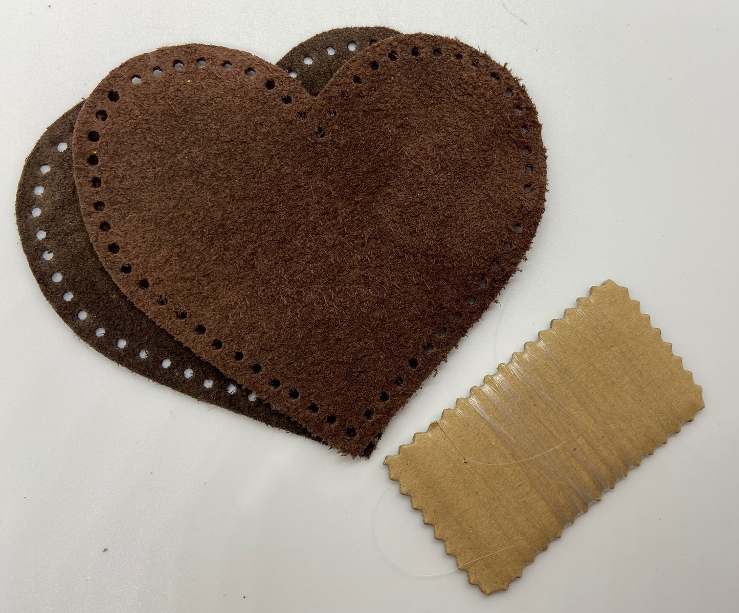 Heart Shaped Suede Leather Elbow Patch/Embellishment