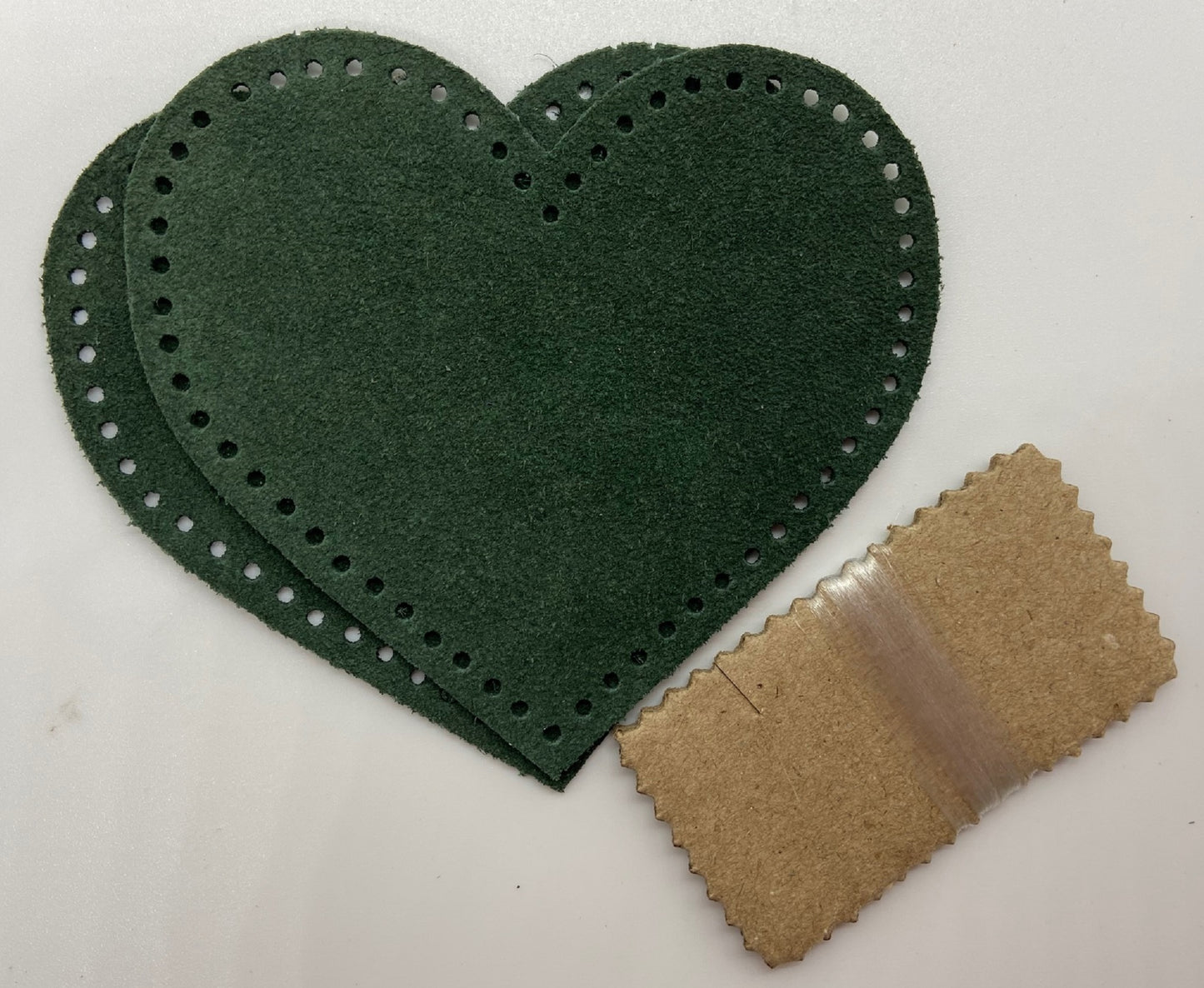 Heart Shaped Suede Leather Elbow Patch/Embellishment