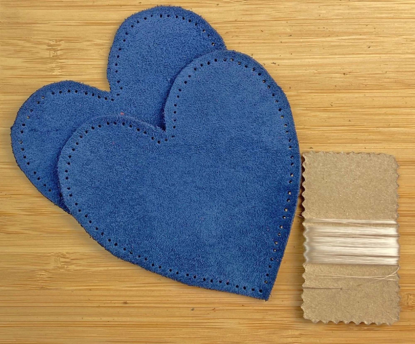 Heart Shaped Suede Leather Elbow Patch/Embellishment