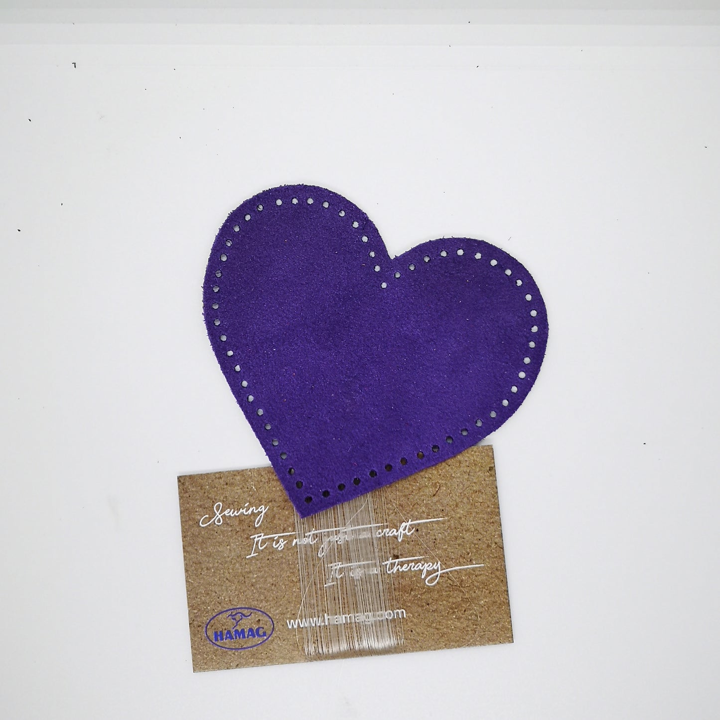 Heart Shaped Suede Leather Elbow Patch/Embellishment