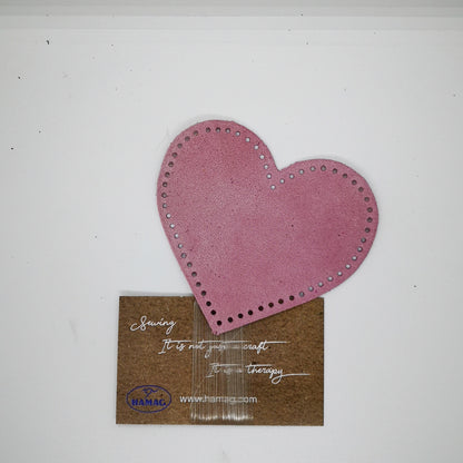Heart Shaped Suede Leather Elbow Patch/Embellishment