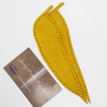 Leaf Shaped Suede Leather Elbow Patch/Embellishment