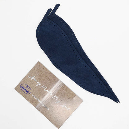 Leaf Shaped Suede Leather Elbow Patch/Embellishment