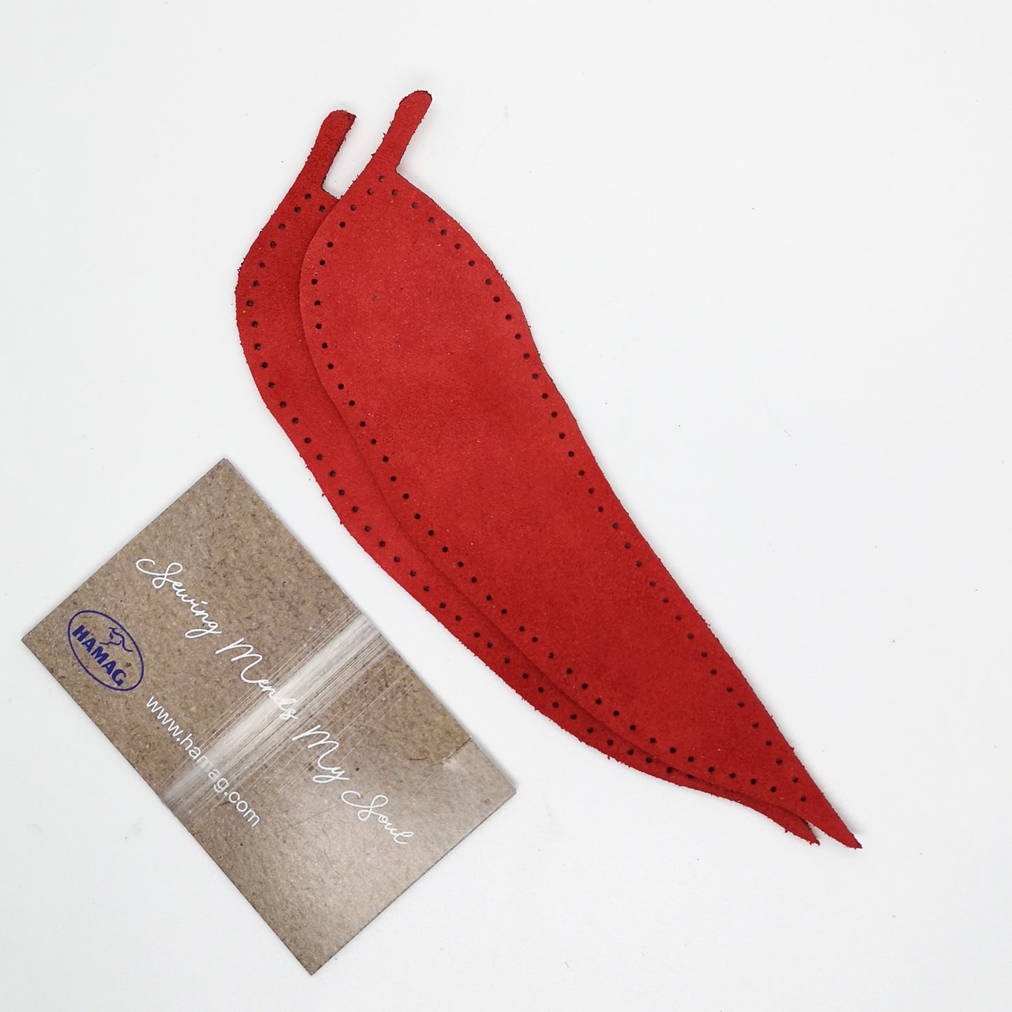 Leaf Shaped Suede Leather Elbow Patch/Embellishment