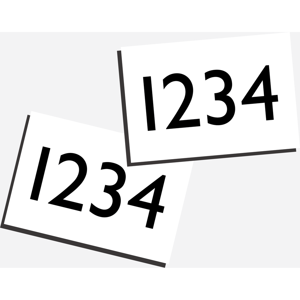 Engraved Numbers for Equestrian Number Holders (Pair) – Hamag